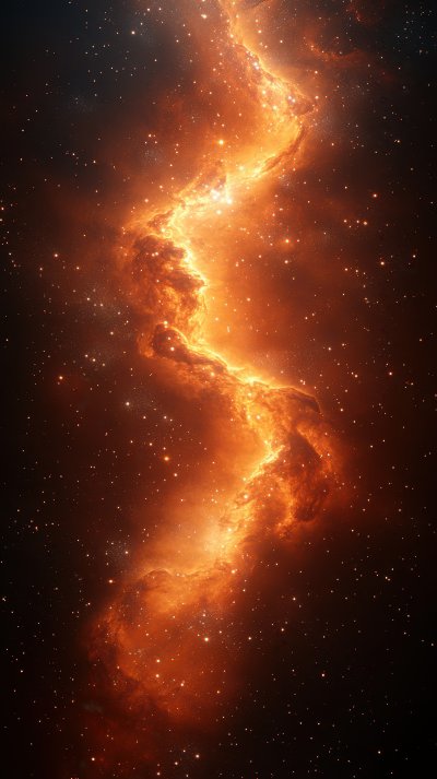 A Cosmic Nebula In The Night Sky With Red An 4f1418d5 Aaa6 4610 Aaad 9e420f42e65c 0 Gigapixel Standard 6x