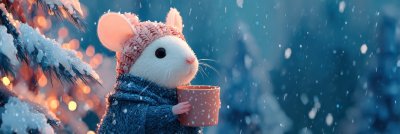 A Cute Little Mouse In A Knitted Hat Df6dacc4 5d1b 4ce5 9f8b Ed0266b5d2a8 1 Gigapixel Standard 6x