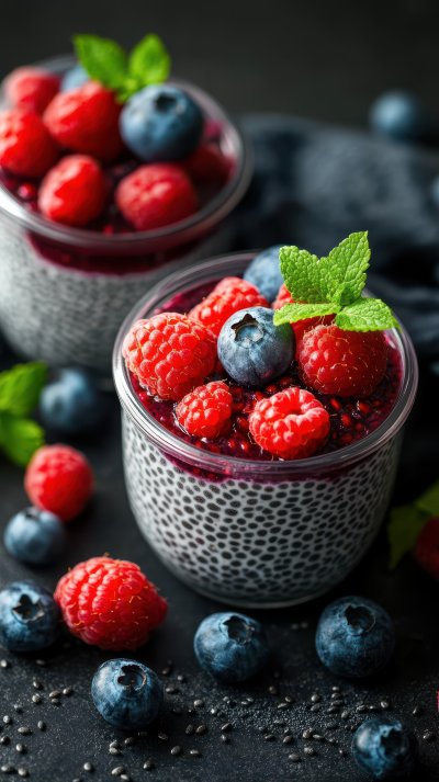 A Delicious Chia Seed Pudding Topped With Blueber 12fefb79 21fe 423a B6e7 2a5ac130eb3a 3 Gigapixel Standard 6x