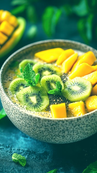 A Fully Framed Bowl Of Chia Pudding With Coconut C3da8650 00a5 4968 932e Cf45146946aa 0 Gigapixel Standard 6x Tealorange