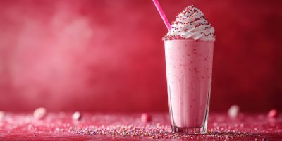 A Glass Of Pink Strawberry Milkshake With Sprinkl 20d88454 D0f5 4c3b 9bc5 7a50328c836c 2 Gigapixel Standard 6x