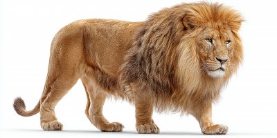 A Lion Isolated On White Transparent Background Pn 8e96ec0b 800a 4d06 B6b7 77dac9cfd9cf 2 Gigapixel Standard 6x