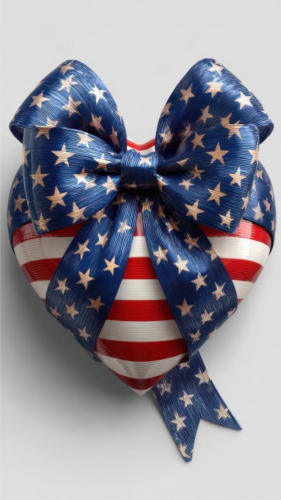 A Patriotic Heart Adorned With An American Flag 7e084621 C681 4f90 B329 8649d9a546ab 1 Gigapixel Standard 6x