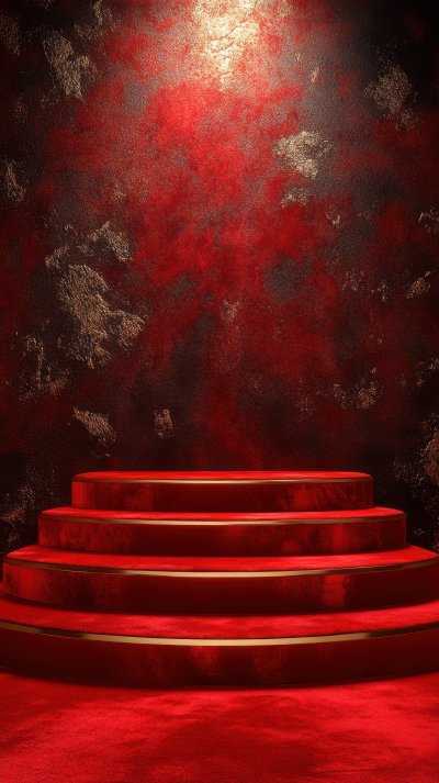 A Red And Gold Podium With A Red Carpet. Red Carp 67dd623b 6369 4fb0 A3ad 8c5eb62e53ca 3 Gigapixel Standard 6x