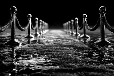 A Red Carpet With Gold Stanchions And Black Ropes 34c33e06 B61b 48d2 8564 53902b2b9b47 0 Gigapixel Standard 6x Bw