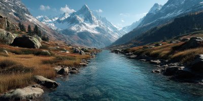 A River Flows Through A Valley With Snow Capped M C7297350 95fe 4499 925f D4579c2671e1 0 Gigapixel Standard 6x
