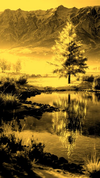 A Small Christmas Tree Stands In A Snowy Landscape E0bcecbe C671 4ec2 Bbf0 915434d6c344 3 Gigapixel Standard 6x Gold