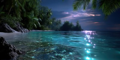 A Small Tropical Island With Palm Trees White San 00561897 83e8 4e79 8036 7bbf16c9b3d5 1 Gigapixel Standard 6x