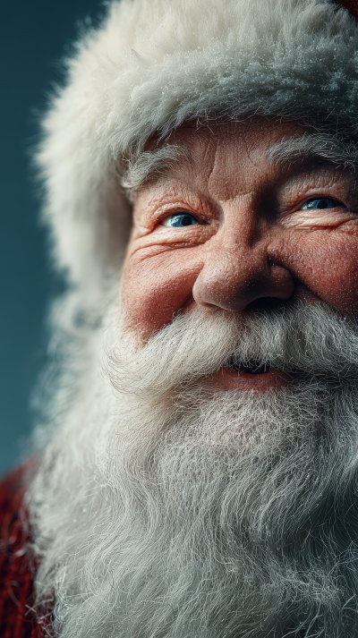 A Smiling Santa With A Red Hat And Beard. Santa C 5d16bc46 737c 4b27 Ac77 8b573bd4478c 1 Gigapixel Standard 6x