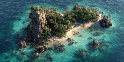 A Stunning Aerial View Of A Small Heart Shaped Tr 7dfd9e25 0756 4511 9fe4 C9951d0acef6 3 Gigapixel Standard 6x