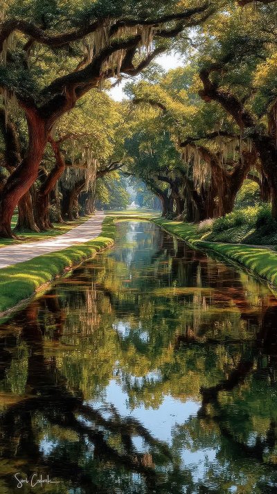 A Stunning Long Path Lined With Ancient Live Oak 568c5e54 8b78 4bec 8bcb 4072772e276b 1 Gigapixel Standard 6x