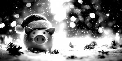 An Artistic Representation Of A Piggy Bank W 4f16d32d Bcd4 4fee 9b55 44cf475ea873 1 Gigapixel Standard 6x Bw