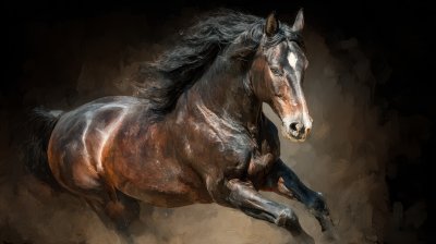 Andalusian Horse Jumping. Horse. Ultra Realistic. Dae3ecbf 4c8a 40ce 90f3 C0e95d9b3af1 0 Gigapixel Standard 6x