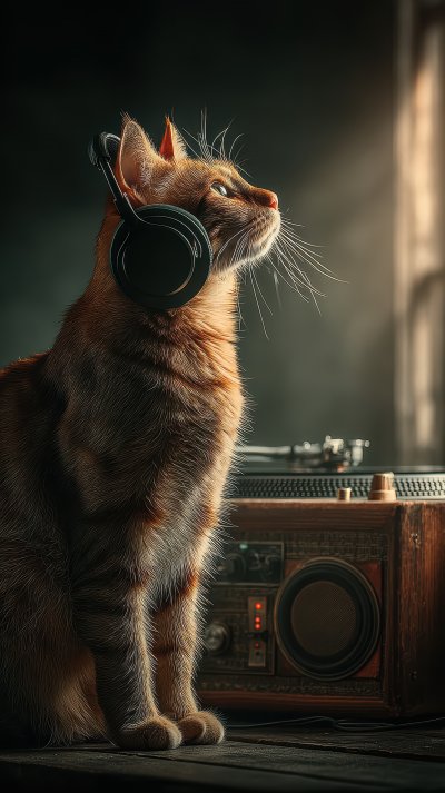 Audio Equipment Dj Cats. Animal Dj. Ultra Realist 9ae1507f 899d 4291 A80a 929ff6fee64d 3 Gigapixel Standard 6x