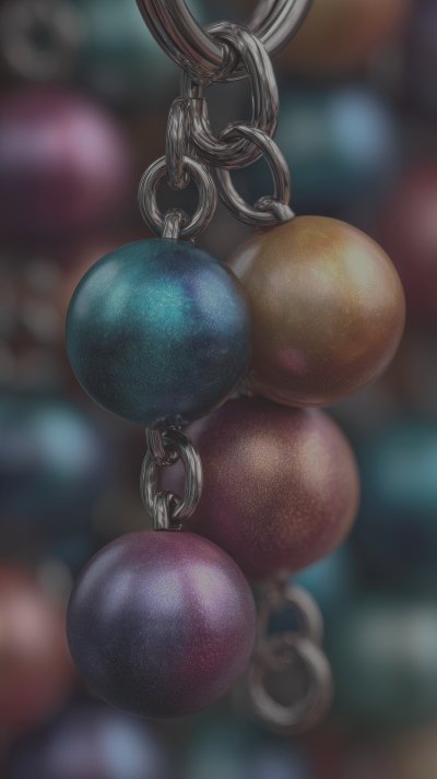Beads In Key Chain. Chain Closeup. Ultra Realistic Cd5c90db Abfe 43f3 Ad2e Ba3fdab16d13 0 Gigapixel Standard 6x Lc