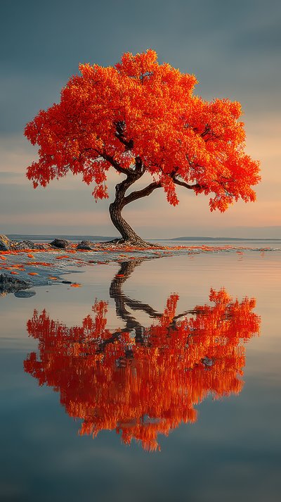 Beautiful Autumn Tree With Fallen Dry Leaves. Aut 9e76ecc4 D940 4d2e Ae08 Edcea0287105 0 Gigapixel Standard 6x