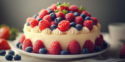 Berry Cake With Strawberry Raspberry And Blueberr 25ea3241 8f38 4e8f 888a D9ab9f0e4998 3 Gigapixel Standard 6x