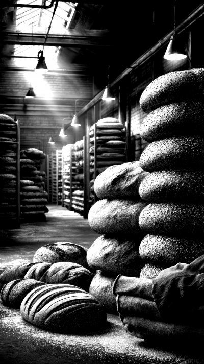 Bread Bakery Food Factory. Bread Baking Factory. Ultra 6fa1ac96 73fd 49a5 A58a B5272119c4b9 2 Gigapixel Standard 6x Bw