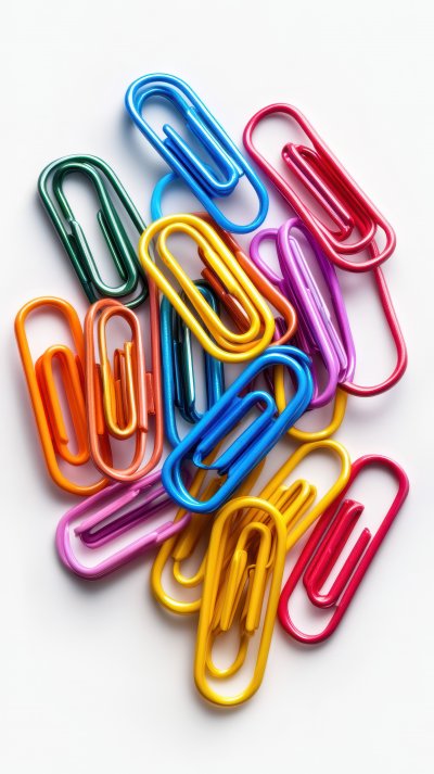 Bunch Of Colorful Paper Clips Isolated On Wh 5844dd6d A421 4b73 A399 57e2e3ca0d25 3 Gigapixel Standard 6x