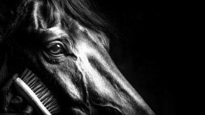 Close Up Happy Young Female Brushing And Cleaning De53af01 844d 4beb A421 7a32fe46ab10 2 Gigapixel Standard 6x Bw