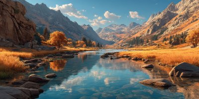 Calm River Reflecting Mountains Sky In Autumnal Aa1195fe Ec39 4df8 9eee 119d2cd68a60 0 Gigapixel Standard 6x