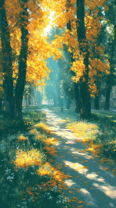 Carpet Of Autumn Leaves Between Rows Of Trees Lit Fd2cf85b C515 4646 9056 9c4777924af4 3 Gigapixel Standard 6x Tealorange