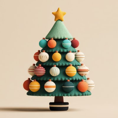 Cartoon 3d Render Of A Christmas Tree With Colorfu 2e57027f D2bf 471a 9d36 39fe9a6bd9df 0 Gigapixel Standard 6x