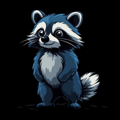 Cartoon Raccoon Standing Confidently On Vibr C86c81e9 A3f1 47c6 Aae2 D383762df300 0 Gigapixel Standard 6x