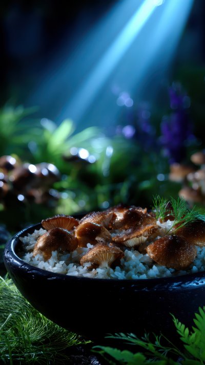 Cep Risotto. Fungi. Ultra Realistic. Photorealist 12779b10 8056 41d4 B944 88d1fc549b04 1 Gigapixel Standard 6x
