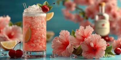 Cherry And Flower Cocktail. Cocktail. Ultra Reali 2f47ccaf 01ee 43d8 8ae1 Dd345589af7d 0 Gigapixel Standard 6x