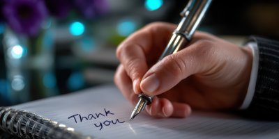 Child Hand Is Writing In Album Word Thank You. Th A675d784 8a92 4dea 9238 F8b4ee3644fe 0 Gigapixel Standard 6x