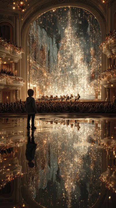 Child In Concert Hall. Cinema Hall. Ultra Realist 61ebe463 45d1 487c 81de 64bc7881c10b 0 Gigapixel Standard 6x