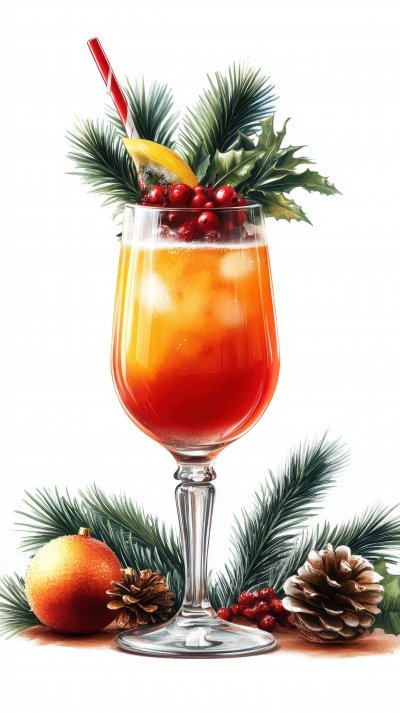 Christmas And New Year Cocktails Tropical Drink Ultra Realistic Photorealistic Ar 9 16 Stylize 250 1737666684 Gigapixel Standard 6x
