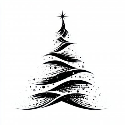 Christmas Tree Logo Silhouette Vector Style With D87eab40 8b8e 4199 8654 A8815493f973 0 Gigapixel Standard 6x