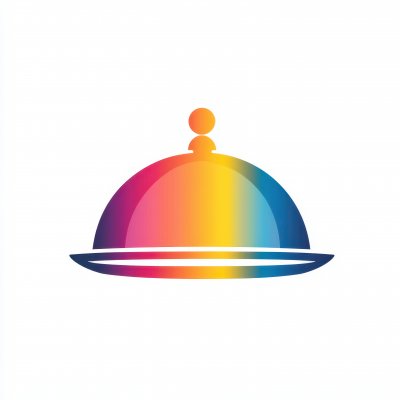 Colorful Food Service Cloche Logo. Food Logo 0534fab1 Bdf4 4bc6 B00d 1ac103abedc3 2 Gigapixel Standard 6x