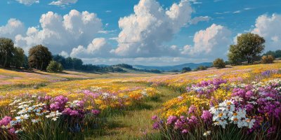 Colorful Wildflower Meadow Under A Bright Blue Sk E3ea17b8 E982 4d71 91d9 85598b9eb0e9 0 Gigapixel Standard 6x