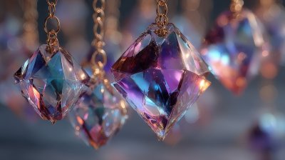 Crystals Closeup. Crystal Modern Chandelier Detai Acf5fa9f Cd91 4bfb Abed E4658a43382b 3 Gigapixel Standard 6x