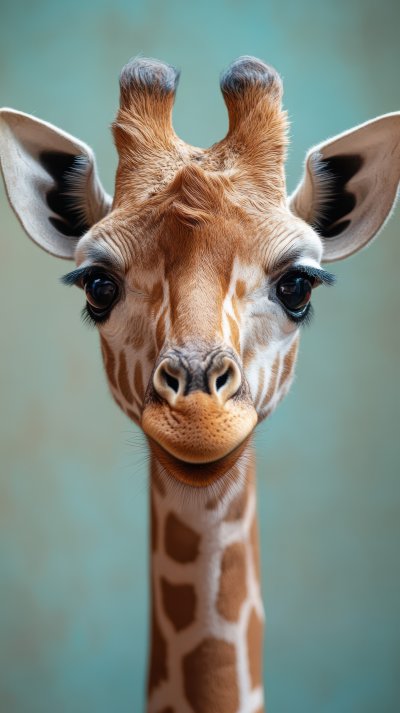 Cute Giraffe Portrait. Close Up Photography. Giraff B2fe2302 061d 4694 9c8e 84fb7354c0b5 0 Gigapixel Standard 6x