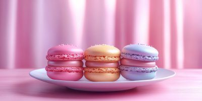 Delightful Colorful Macarons Displayed On A 03d258ec 836b 4b5f B0a1 Cdd5f1a31ef9 2 Gigapixel Standard 6x