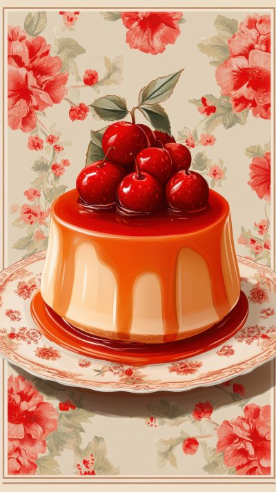 Elegant Flan Dessert With Caramel Topping On A De F73ab8b6 47f1 4631 8a5e C013ddf6ef37 1 Gigapixel Standard 6x