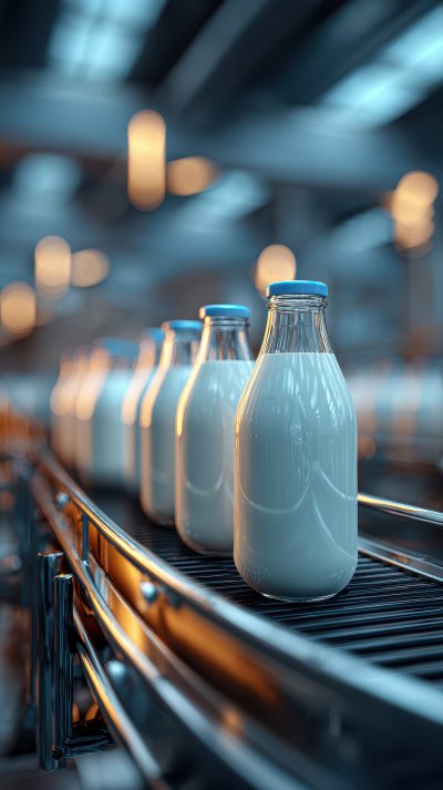 Factory Producing Dairy Milk In White Bottles Wit 1ad69056 1944 4016 B474 C3102b92be55 0 Gigapixel Standard 6x