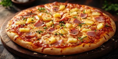 Freshly Baked Pizza With A Mix Of Toppings. Golde 0ac728c6 455f 4903 B809 Aaccd3e5378f 2 Gigapixel Standard 6x