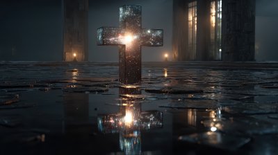 Generative Ai Ai. Christian Cross. Ultra Realisti 4ef19d1f 8016 4522 A33c F8d218131180 0 Gigapixel Standard 6x