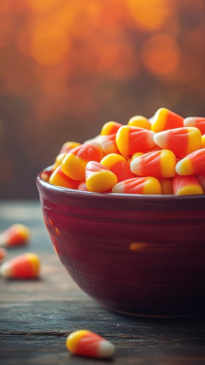Halloween Candy Corn In A Bowl. Candy. Ultra Real 85c5e54b A415 4910 86dc 1ebd9324de0f 3 Gigapixel Standard 6x