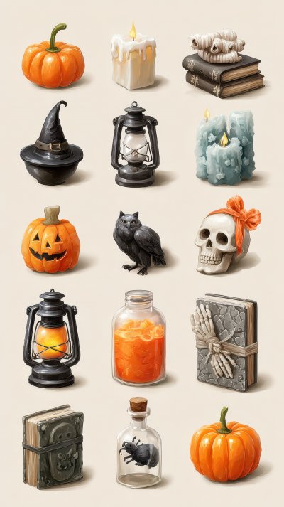 Halloween Game Icon Asset. Halloween Icon Set. I 53d22c84 E441 4d91 Be6e D38b0575a13b 3 Gigapixel Standard 6x