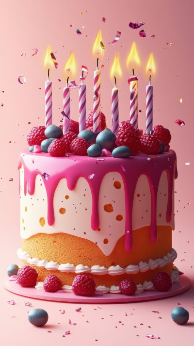 Happy Birt Ay Greetings On A Pink Background On 64572e99 9310 4ba8 B59b C913dcbd8740 1 Gigapixel Standard 6x