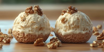 Ice Cream With Walnuts Icecream With Nuts Ultra Realistic Photorealistic Ar 2 1 Stylize 250 1737734764 Gigapixel Standard 6x