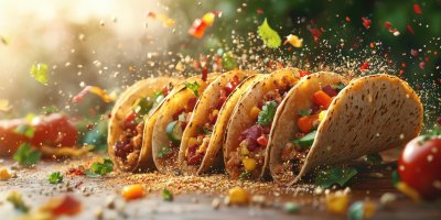 Levitating Mexican Tacos With Fresh Vegetables An D1d485a3 0775 44a6 A4e4 9a6e4cb2dfb3 1 Gigapixel Standard 6x