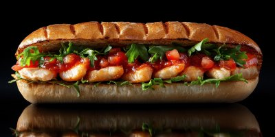 Mahi Fish Sandwich With Salsa. Chicken Sandwich. 5313d23f 549a 4bcf B1b4 02e2f8733452 3 Gigapixel Standard 6x