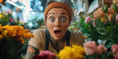 Middle Age Woman With Tattoos Working At Florist F87f97c9 1228 4373 B455 95d0fc2f238e 1 Gigapixel Standard 6x